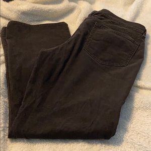 Brown corduroy pants
